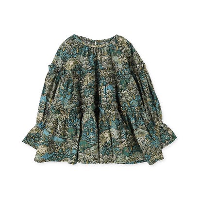 Darley Hillside Blouse Made With Liberty Fabric （GREEN）｜詳細画像