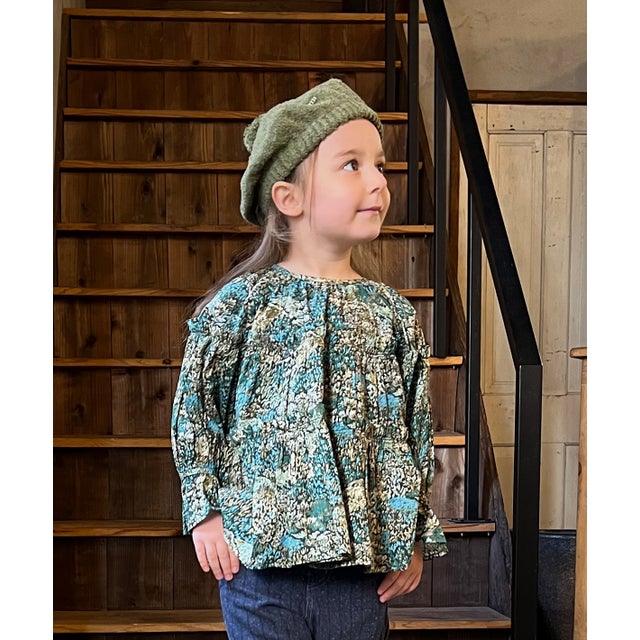 Darley Hillside Blouse Made With Liberty Fabric （GREEN）