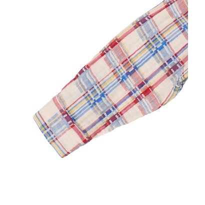 Double-weave Plaid Shirt （OFF WHITE）｜詳細画像