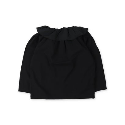 High Gauge Frill Collar Tee （BLACK）｜詳細画像