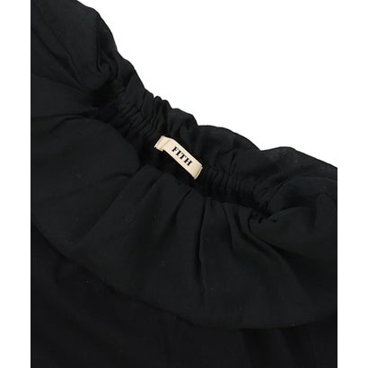 High Gauge Frill Collar Tee （BLACK）｜詳細画像