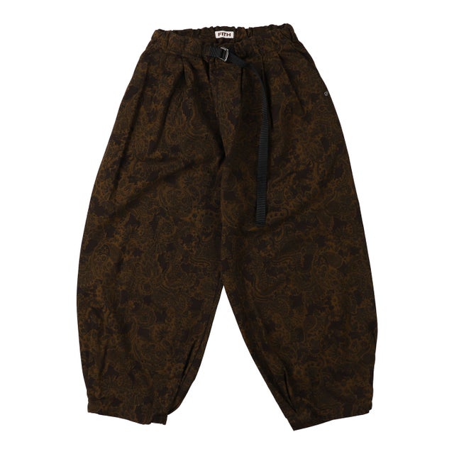 Paisley Printed Pants(LADIES) （BROWN）