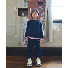 Knit Corduroy Pants(LADIES) （NAVY）