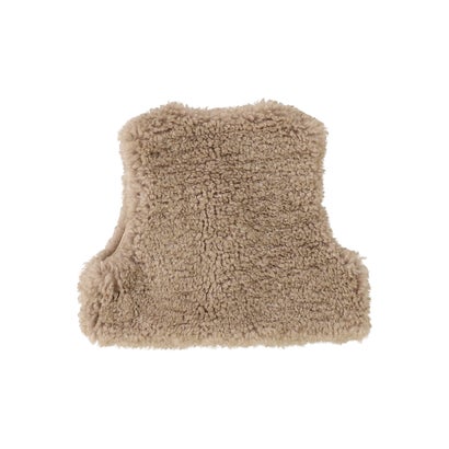 Fur Vest(LADIES) （BEIGE）｜詳細画像