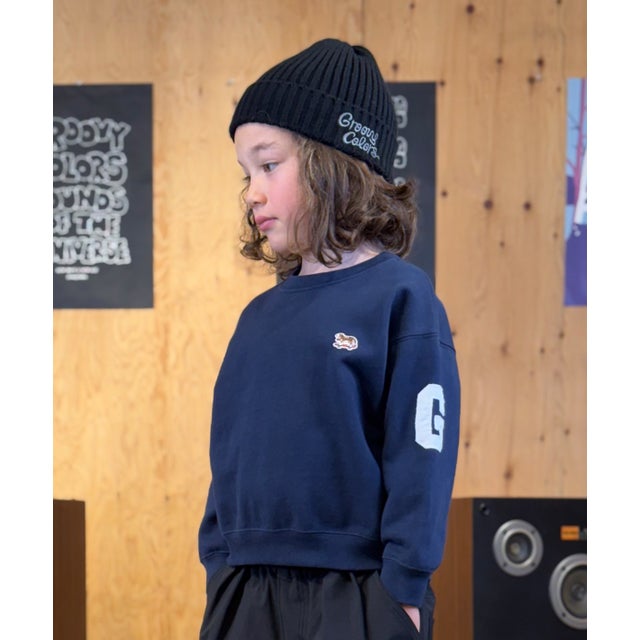 GRS SKATE DOG Sweat Shirt （NAVY）