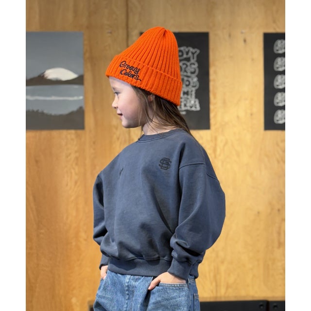 Overdye Sweat Shirt （NAVY）