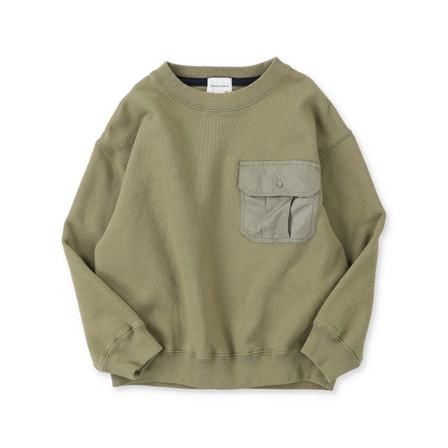 GROOVY Pocket Sweat Shirt （KHAKI）