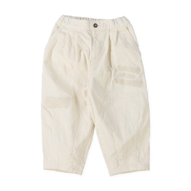 Corduroy Graffiti Pants （OFF WHITE）