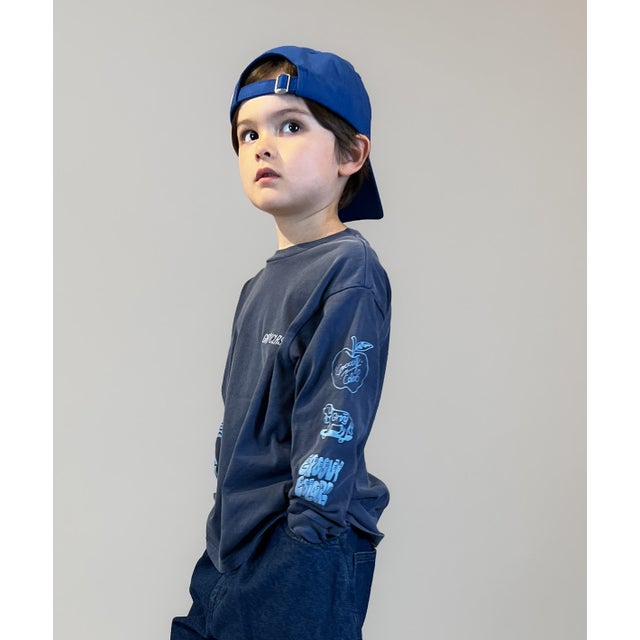 Over-dyed Long Sleeve Tee （NAVY）