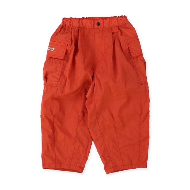 Taffeta Vintage HUGE Cargo Long Pants （ORANGE）