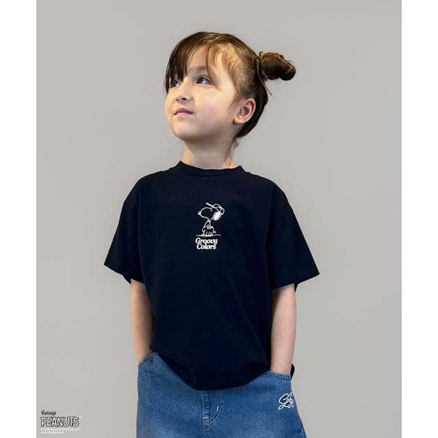 SNOOPY BASEBALL Tee （NAVY）