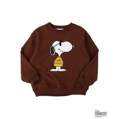 グルーヴィーカラーズ GROOVY COLORS SNOOPY JOE COOL Sweatshirt （BROWN）｜詳細画像
