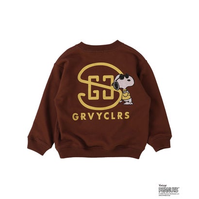 グルーヴィーカラーズ GROOVY COLORS SNOOPY JOE COOL Sweatshirt （BROWN）｜詳細画像