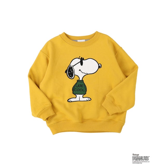 SNOOPY JOE COOL Sweatshirt （MUSTARD）