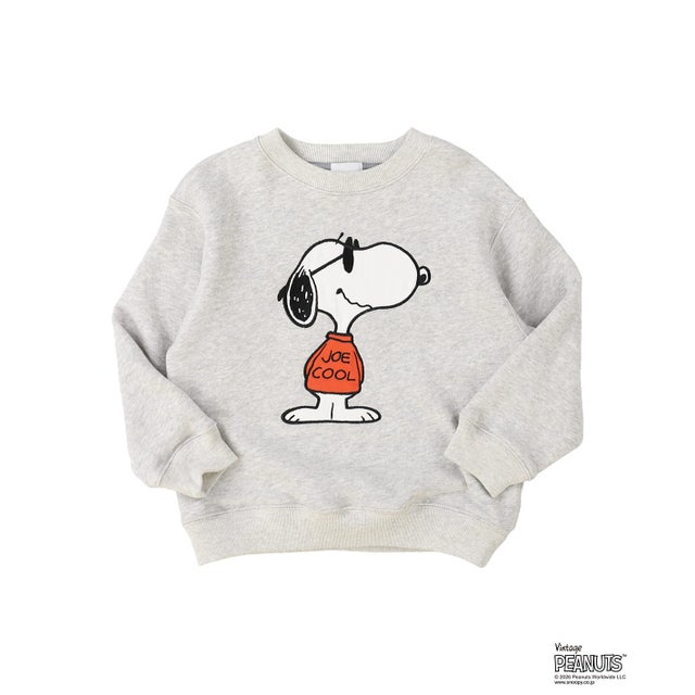 SNOOPY JOE COOL Sweatshirt （GRAY）