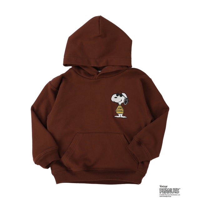 SNOOPY JOE COOL Hoodie （BROWN）