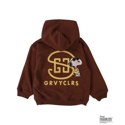 グルーヴィーカラーズ GROOVY COLORS SNOOPY JOE COOL Hoodie （BROWN）｜詳細画像