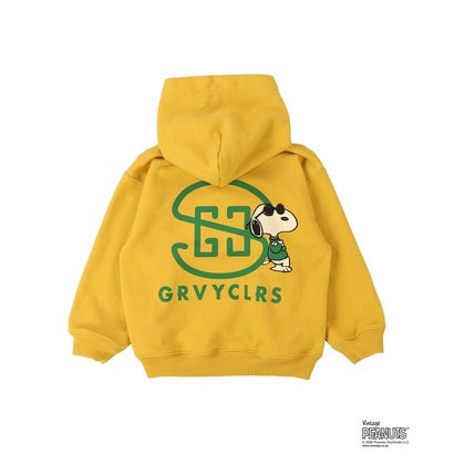 グルーヴィーカラーズ GROOVY COLORS SNOOPY JOE COOL Hoodie （MUSTARD）｜詳細画像