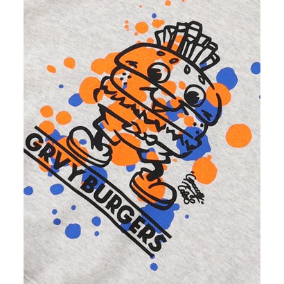 グルーヴィーカラーズ GROOVY COLORS GRVY BURGERS Sweatshirt （GRAY）｜詳細画像