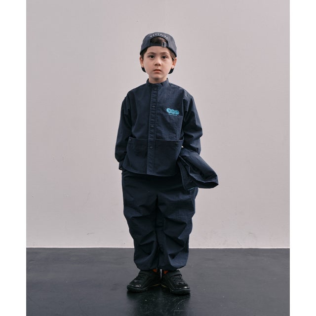 Light shell Taffeta Over Easy Pants （NAVY）