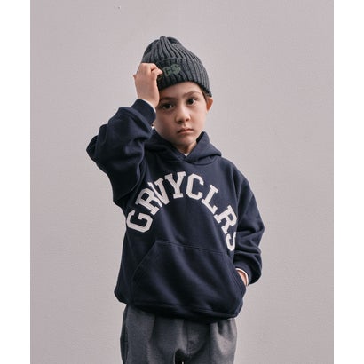 GRVYCLRS Applique Hoodie （NAVY）｜詳細画像
