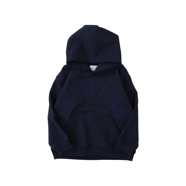 GRVYCLRS Applique Hoodie （NAVY）