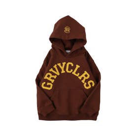 GRVYCLRS Applique Hoodie （BROWN）