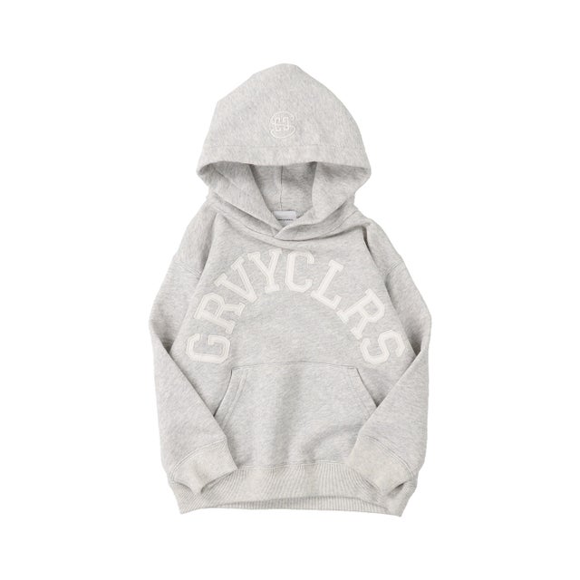 GRVYCLRS Applique Hoodie （GRAY）
