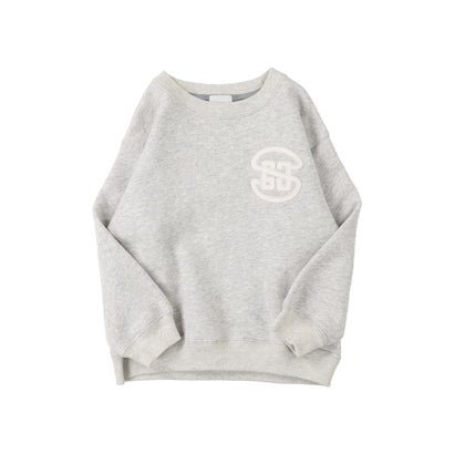 GRVYCLRS Applique Sweatshirt （GRAY）｜詳細画像