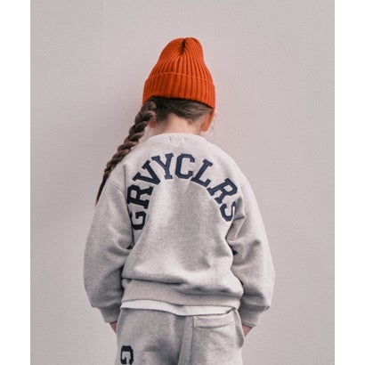 GRVYCLRS Applique Sweatshirt （GRAY）｜詳細画像
