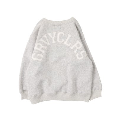 GRVYCLRS Applique Sweatshirt （GRAY）｜詳細画像