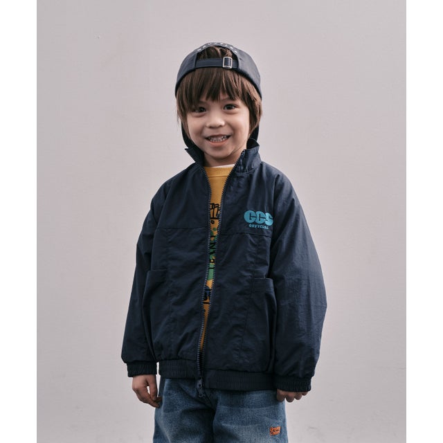 Light shell Taffeta Zip Jacket （NAVY）