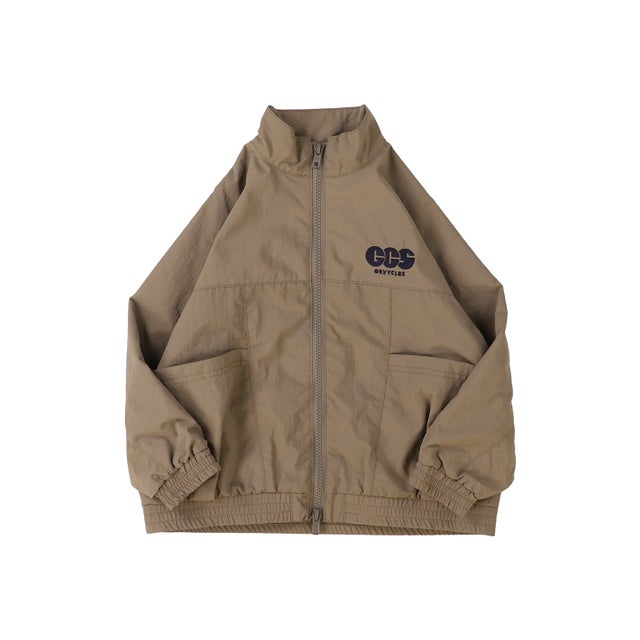Light shell Taffeta Zip Jacket （BEIGE）