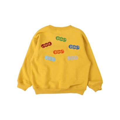 グルーヴィーカラーズ GROOVY COLORS GCS Colorful Embroidery Sweatshirt （MUSTARD）｜詳細画像