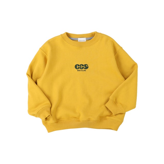 GCS Colorful Embroidery Sweatshirt （MUSTARD）
