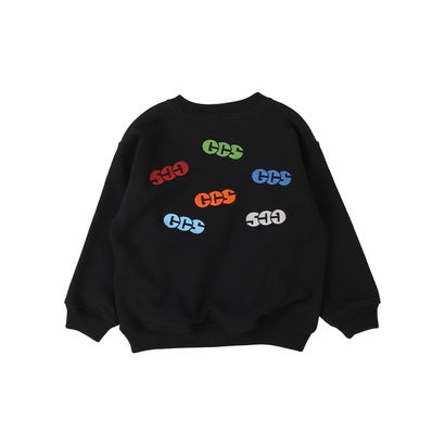 グルーヴィーカラーズ GROOVY COLORS GCS Colorful Embroidery Sweatshirt （BLACK）｜詳細画像