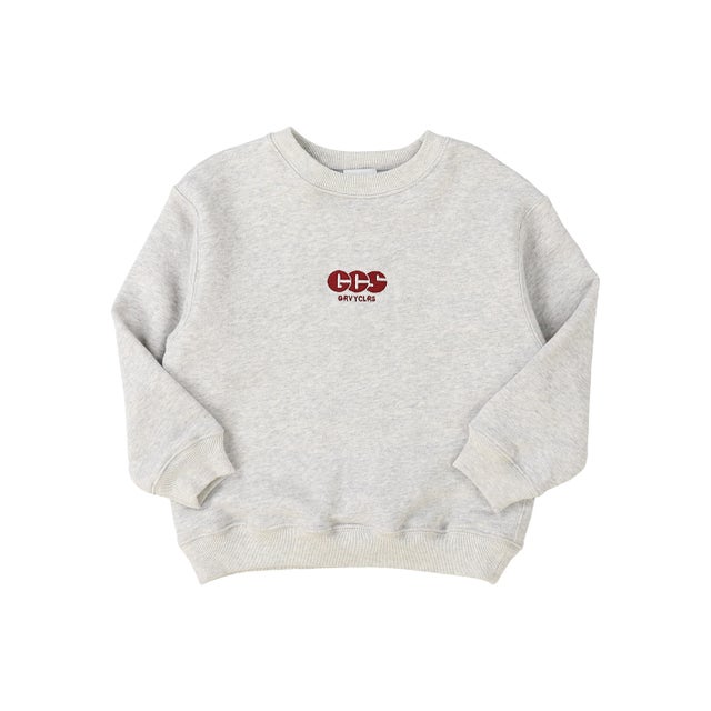 GCS Colorful Embroidery Sweatshirt （GRAY）