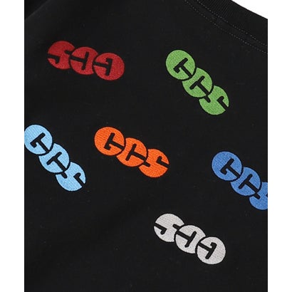 グルーヴィーカラーズ GROOVY COLORS GCS Colorful Embroidery Sweatshirt （BLACK）｜詳細画像