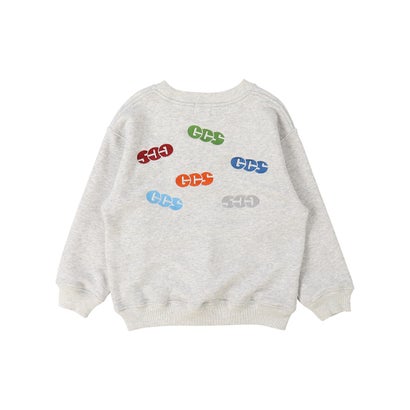 グルーヴィーカラーズ GROOVY COLORS GCS Colorful Embroidery Sweatshirt （GRAY）｜詳細画像