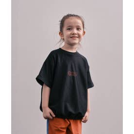 Mesh Layered S/S Tee （BLACK）