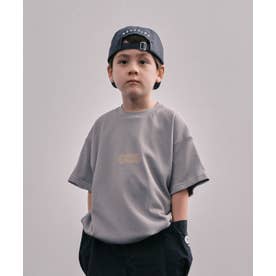 Mesh Layered S/S Tee （GRAY）