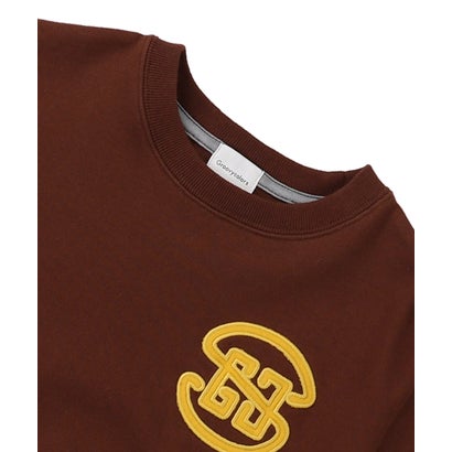 GRVYCLRS Applique Sweatshirt(MENS) （BROWN）｜詳細画像
