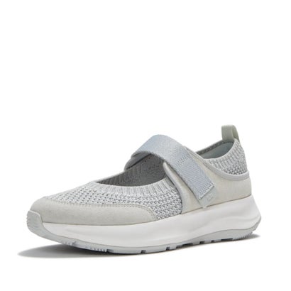 F-MODE FLOW MARY-JANES CHUNKY KNIT TRAINERS （Dew Blue）｜詳細画像