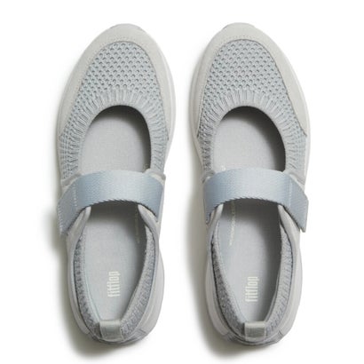 F-MODE FLOW MARY-JANES CHUNKY KNIT TRAINERS （Dew Blue）｜詳細画像