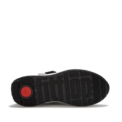 フィットフロップ fitflop F-MODE FLOW MARY-JANES CHUNKY KNIT TRAINERS （Black）｜詳細画像