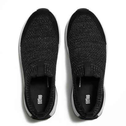 フィットフロップ fitflop F-MODE FLOW CHUNKY KNIT TRAINERS （Black）｜詳細画像