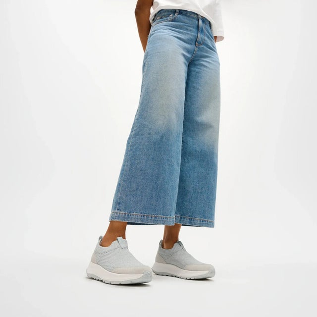 F-MODE FLOW CHUNKY KNIT TRAINERS （Dew Blue）