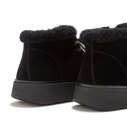 GEN-FF SUEDE SHEARLING LACE UP BOOTS （Black）｜詳細画像