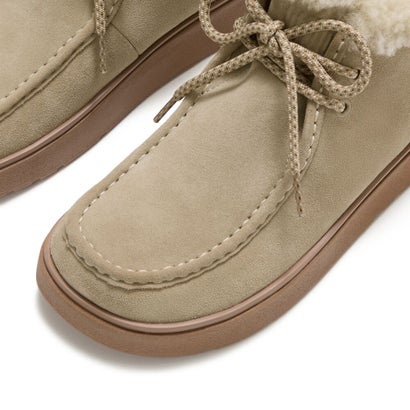 フィットフロップ fitflop GEN-FF SUEDE SHEARLING LACE UP BOOTS （Cappuccino）｜詳細画像