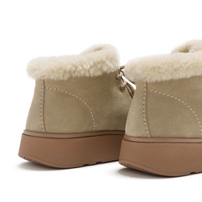 フィットフロップ fitflop GEN-FF SUEDE SHEARLING LACE UP BOOTS （Cappuccino）｜詳細画像